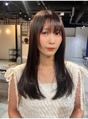 ナチュラルブラウン/ヘーゼルグレージュ/髪質改善カラー