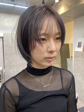 ソラ 表参道(SORA) ［SORA表参道 見藤］レイヤーボブ　ラベンダーグレージュ