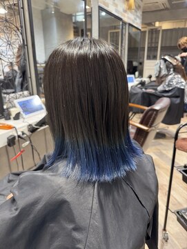 シエル 立川店(CIEL) 【CIEL×久光】ネイビーブルー×エンドカラー