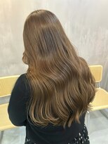 ユッカ 京橋(YUCCA)&nbsp;【YUCCA】ヘーゼルベージュラベンダーブラウンロング艶カラー