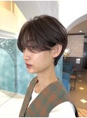 ●杉浦オリーブグレー/ショート/レイヤー/髪質改善/縮毛矯正