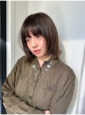 ボブレイヤー ハッシュカット ヘーゼルベージュ
