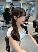 梅田/クラゲヘアー/オリーブグレー/小顔/ココアベージュ
