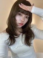 アイトーキョーエス 渋谷(AI TOKYO S) 着物ヘア/ダークアッシュ/ミディアムレイヤーカット/渋谷