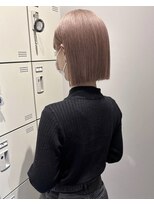 ニナ 梅田(nina)&nbsp;ピンクベージュ！ハイトーンカラー