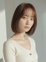 シータ 成増(THETA)&nbsp;縮毛矯正ストレートショートボブ丸みショート20代30代40代成増