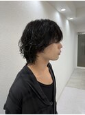 【ZEAL天神】メンズ中性ウルフパーマ