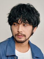 フィフス 大分(fifth)&nbsp;大分シャドウパーマメンズカットラウンドマッシュツーブロック