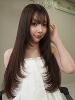 アンジェリカラボ(ANGELICA LABO)&nbsp;ANGELICA 韓国レイヤー チョコブラウン 髪質改善