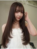ANGELICA 韓国レイヤー チョコブラウン 髪質改善