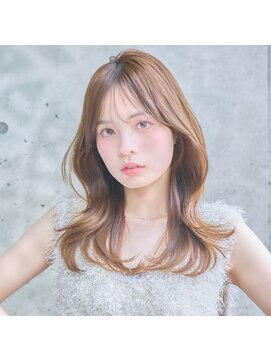 アッシュ 長津田店(Ash) 柔らかく動くミディアムレイヤー