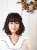 しっとり重めボブ