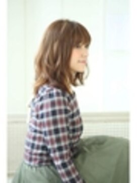 美容室 パルス 静岡鷹匠店(PALS) うぶバングでより小顔になる無造作ふわミディ