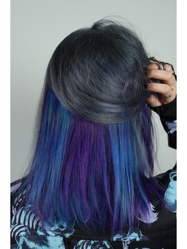 クリップ ジョイント ゴッド(CLIP JOINT GOD) シルバーカラーin寒色メッシュ