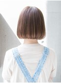 後ろ姿も大切スッキリボブ
