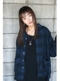 OM's × 短い前髪の大人かわいいストレート