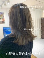 ノラキチジョウジ(NORA KICHIJOJI)&nbsp;#白髪をぼかすハイライト#細ーいハイライト#白髪染め