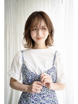 マグノリア オモテサンドウ(MAGNOLiA Omotesando) イヤリングカラーがポイント♪ニュアンスボブヘア・・・HINATA