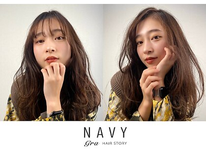 ネイビー グラ ヘアー ストーリー(NAVY gra HAIR STORY)の写真