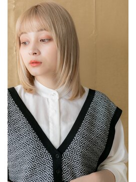 カバーヘア ブリス 川口(COVER HAIR bliss) 外国人風フレンチガーリーエアストレートTa2川口10代20代30代