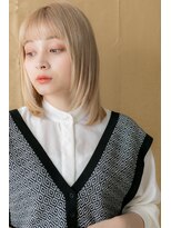 カバーヘア ブリス 川口(COVER HAIR bliss) 外国人風フレンチガーリーエアストレートTa2川口10代20代30代