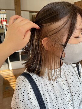 カットウェルズ粟殿店(Cut Well's smile&peace) インナーカラー 奈良 cut wells 粟殿