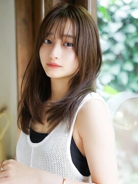 アグ ヘアー ライカ 安城店(Agu hair lycka) 《Agu hair》透明感★カーキベージュストレート
