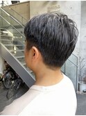 【八尾裕一郎】刈り上げ×ツーブロック×かきあげ