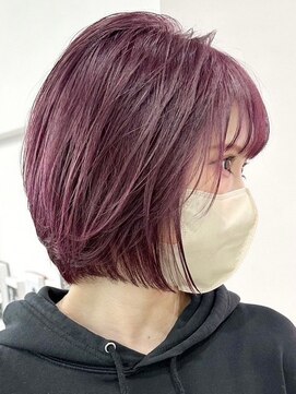 ウィコ 新宿(WICO) ピンクパープルショート[新宿駅/イメチェン/チェリーブラウン]