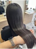 髪質改善/ショコラアッシュ/ヘルシースタイル/縮毛矯正/春カラー