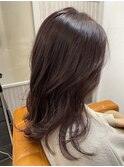 ピンクブラウン[藤沢/髪質改善]
