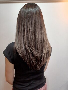 ツムグ 代官山 中目黒(TUMUGU) 透明感グレージュバイオレットアッシュハイライトグラデーション