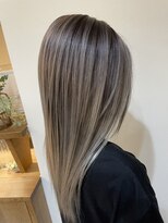 ヘアーメイクポリッシュ 久世店&nbsp;艶髪ストレート/アッシュハイライト