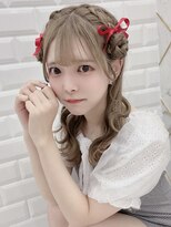 リルミー(Lilme)&nbsp;透明感爆発！ハイトーンベージュ×ひつじさん＊まゆ