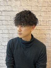 ヘアサロン 銀座マツナガ新宿店(hair salon) トレンドスタイル《波巻きパーマ》【新宿/バーバー/理容室】