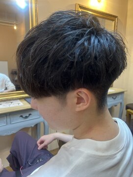 アメリ ココロ 南森町店(Ameri cocoro.) 【ブラウン/ショート/メンズカット】#Ameri  #南森町