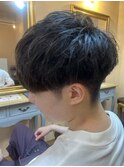 【ブラウン/ショート/メンズカット】#Ameri  #南森町