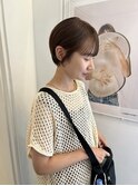 【表参道sheta小林】丸みショートカットマッシュショート