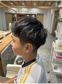 アップバングショート