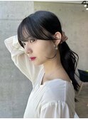 大人可愛い20代30代40代小顔後れ毛顔周りくびれレイヤーカット