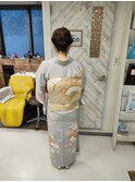 訪問着着付け&ヘアーアレンジ