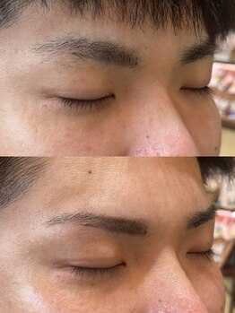 ティモン(Ty mon)の写真/ヘアスタイルと共にかっこよくなる眉デザインを提案☆周りと差のつくワンランク上の仕上がりに＊