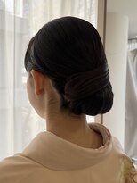 和装セット◎下めシニヨン