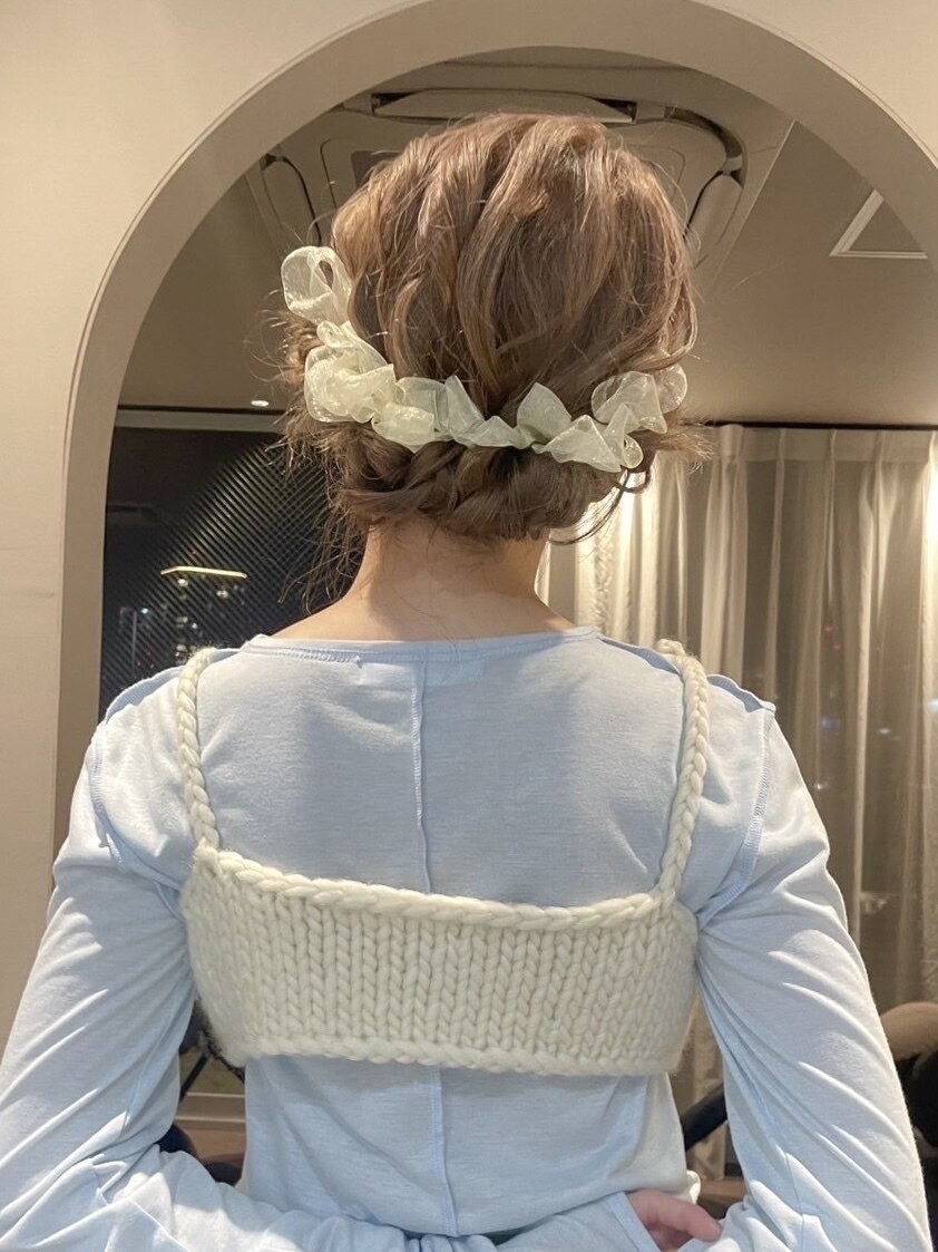 ピンクベージュ/ブリーチ/表参道/原宿/女性美容師