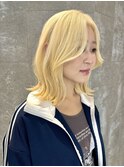 毛流れレイヤーミディアムカット原宿