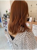 艶髪20代30代40代50代小顔◎オレンジベージュ