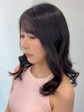 エンディアリング 東銀座(Endearing) レイヤーカット イメチェン ホワイトブロンド/シャドウレイヤー