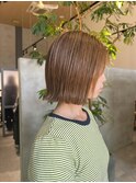 切りっぱなしボブ