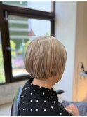首元すっきりショートボブ