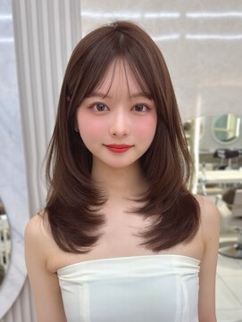 コア 銀座(COA) カットカラー、顔まわり、レイヤーカット